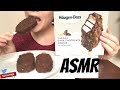 ASMR EATING HAAGEN DAZS VANILLA DARK CHOCOLATE COOKIE ICE CREAM BARS Limited Edition Icecream