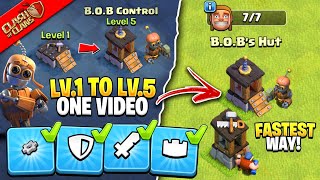 Finally Unlocking 6th Builder BOB in Clash of Clans | How to Get 6th Builder Fast in Clash of Clans