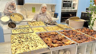 عملت اكل الفرح كله اكلت ٢٠٠شخص من المعازيم ربنا سترها معايا