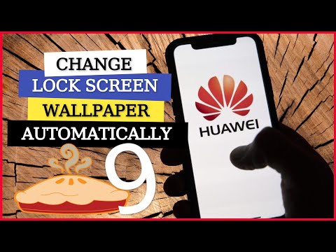Auto change and customise your 'lock screen' wallpaper - android pie (9.X) - Remake