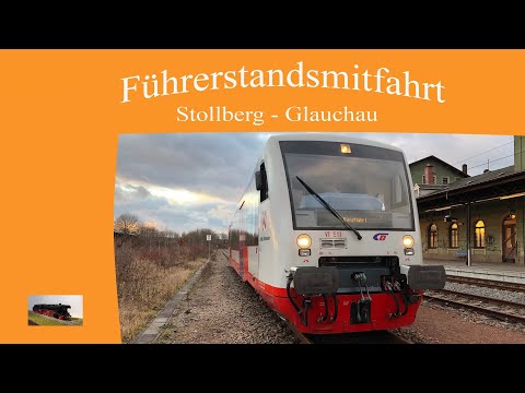 Führerstandsmitfahrt Linie 523 Stollberg (Erz.) - Glauchau