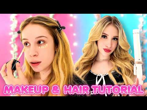 MY MAKEUP AND HAIR TUTORIAL *STEP BY STEP*
