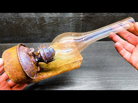 Abandoned Oil Lamp  Restoration