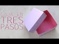 Cardboard Box In Three Steps Candy Bu