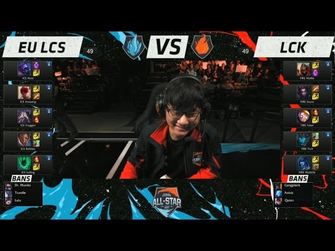 KOREA vs EUROPE Highlights – LCK vs EU LCS Game 2 – 2015 All-Star Event – Day 4 LA FINAL