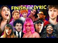 Singers Finish The Lyric - Top Music Hits! (The Weeknd, Jack Harlow, Taylor Swift, Nicki Minaj)