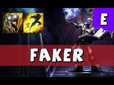 SKT T1 Faker as Ryze vs Fizz MID - S6 Challenger SoloQ - League of Legends