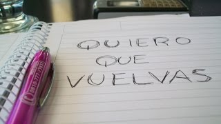 Quiero que vuelvas- Alejandro Fernández letra lyrics