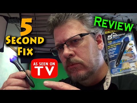 5 Second Fix - UV Light Liquid Plastic Welding Tool - Review