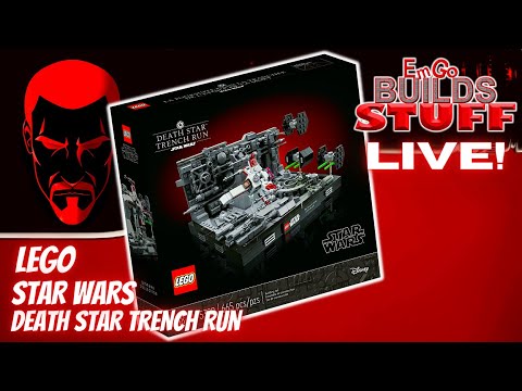 LEGO Star Wars Death Star Trench Run: EmGo Builds Stuff LIVE!