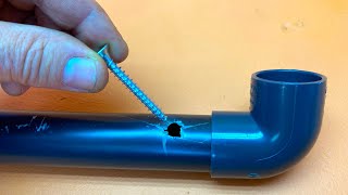 Genius Idea! Fix Broken Plastic Pipe in 2 Minutes With This Method