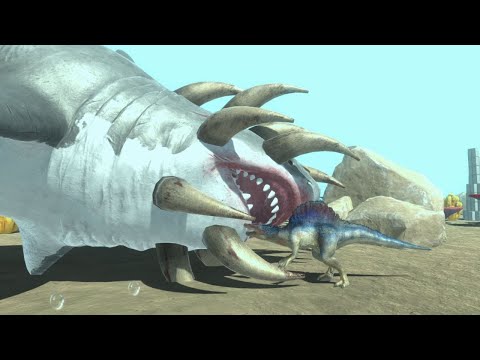 TITAN Mutant Megalodon vs ALL UNITS Animal Revolt Battle Simulator