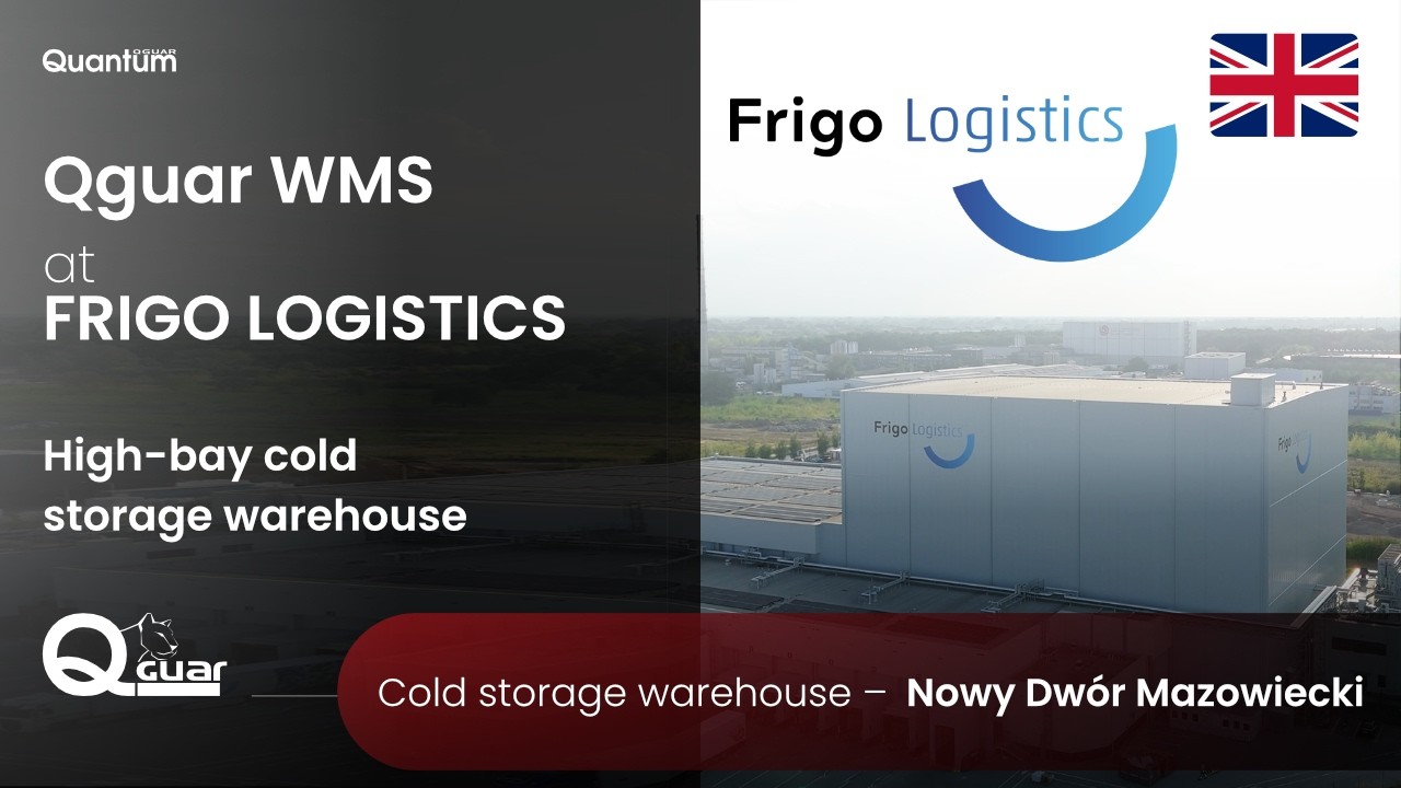 Qguar WMS at Frigo Logistics – High-bay cold storage warehouse