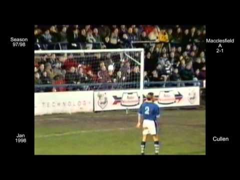 1997 - 98 Hartlepool FC 28 L Macclesfield - Cullen