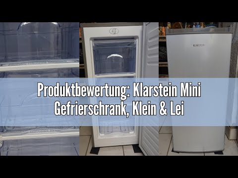 Produktbewertung: Klarstein Mini Gefrierschrank, Klein & Leise, Freistehender Gefrierschrank, 35L Kl