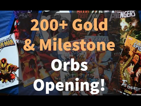 200+ Gold and Milestone Orbs Opening! Hunt for Symbiote and Gold! Marvel Strike Force - Free to Play