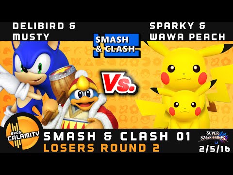 S&C #01 | Sparky & Wawa Peach vs Delibird & Musty - Losers Round 2 - Sm4sh Doubles