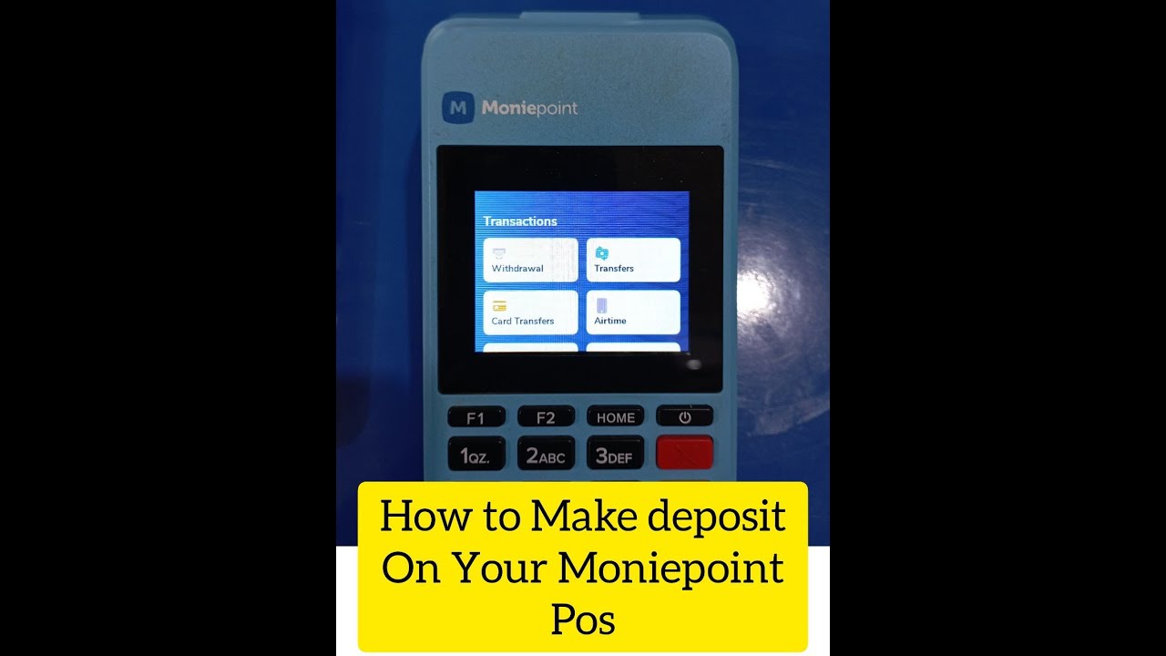 How to Make Deposit On Your Moniepoint Pos