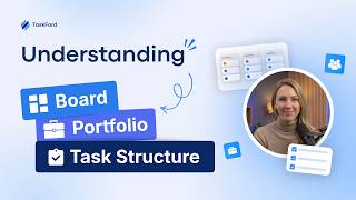 Understanding Portfolio, Board, and Task Structure in TaskFord