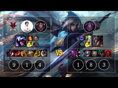 BRB Jiin Talon vs Twisted Fate Mid - KR GrandMaster Patch 10.10