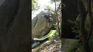 Video thumbnail of Nicotina, 6a. Can Bruguera