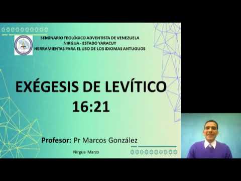 Exégesis Levítico 16:21