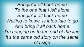 Living End - Bringin' It All Back Home Lyrics