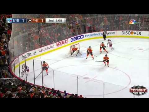 Game 63. Philadelphia Flyers vs New York Rangers (28 february 2015)