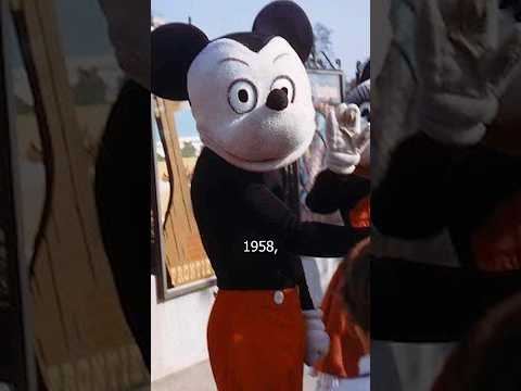 Evolution of Mickey Mouse at Disney Parks | Part 1 #shorts #disney #disneyland #mickeymouse