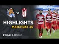 Highlights Real Sociedad vs Granada CF (2-3)