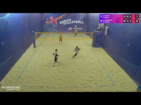 22:45 A. Bakotin / D. Kliuiev - A. Kotelenets / O. Bielikov 01.04.2023 | Winners Beach Volleyball