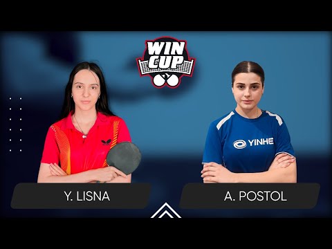 14:30 Yaroslava Lisna - Anastasiia Postol West 3 WIN CUP 08.04.2024 | TABLE TENNIS WINCUP