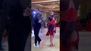 ALISA SELEZNOVA and ANDY FITZGERALD, Cha Cha Cha, Pro/Am Closed Silver B Latin, California Open 2023
