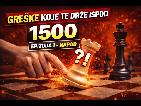 Greške koje te drže ispod 1500  EPIZODA 1 – NAPAD #svetšaha #sah