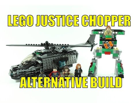 LEGO BATMAN VS SUPERMAN 76046 ALTERNATIVE BUILD JUSTICE CHOPPER Video