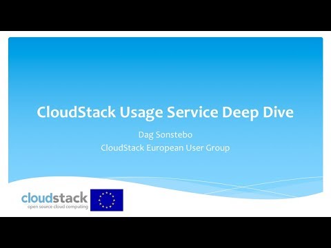 CloudStack usage service deep dive - Dag Sonstebo | CSEUG London Sep/2018