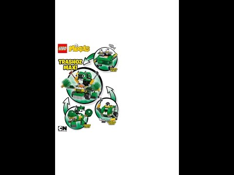 TRASHOZ MAX Instructions LEGO MIXELS Series 9 Gobbol + Sweepz + Compax
