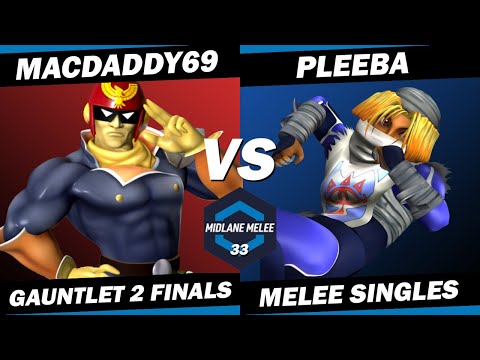 macdaddy69 vs Pleeba - Gauntlet 2 Finals | Midlane Melee 33