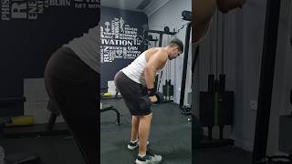 REMO CON MANCUERNAS TORSO INCLINADO