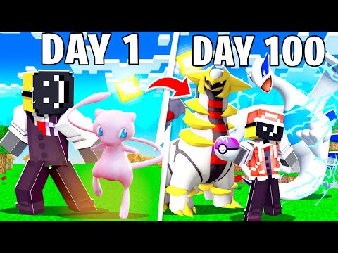 I Spent 100 DAYS in LEGENDARY only Pixelmon (Minecraft)