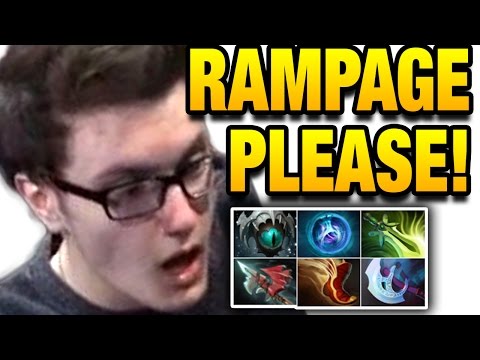 GIVE ME RAMPAGEEEEEE!! Miracle [Morphling] - Dota 2 7.05