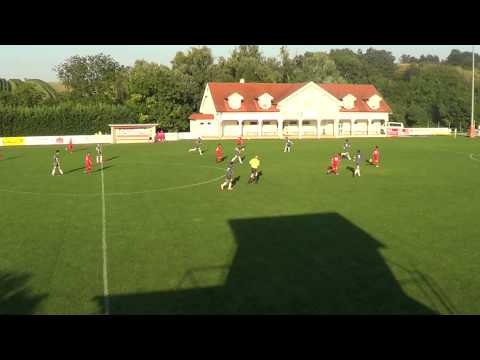 U16 Klingenbach/Siegendorf gegen UFC St.Georgen. Adrian Sengstbratl erzielt das 2:7