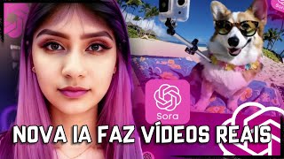 SORA Chegou! prepare-se PARA VÍDEOS TOPS gerados POR IAs #ias #tecnologia
