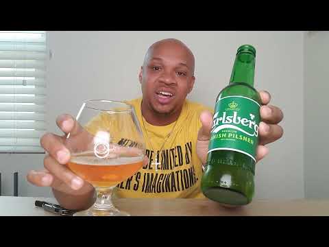 Carlsberg Premium Danish Pilsner First Reaction