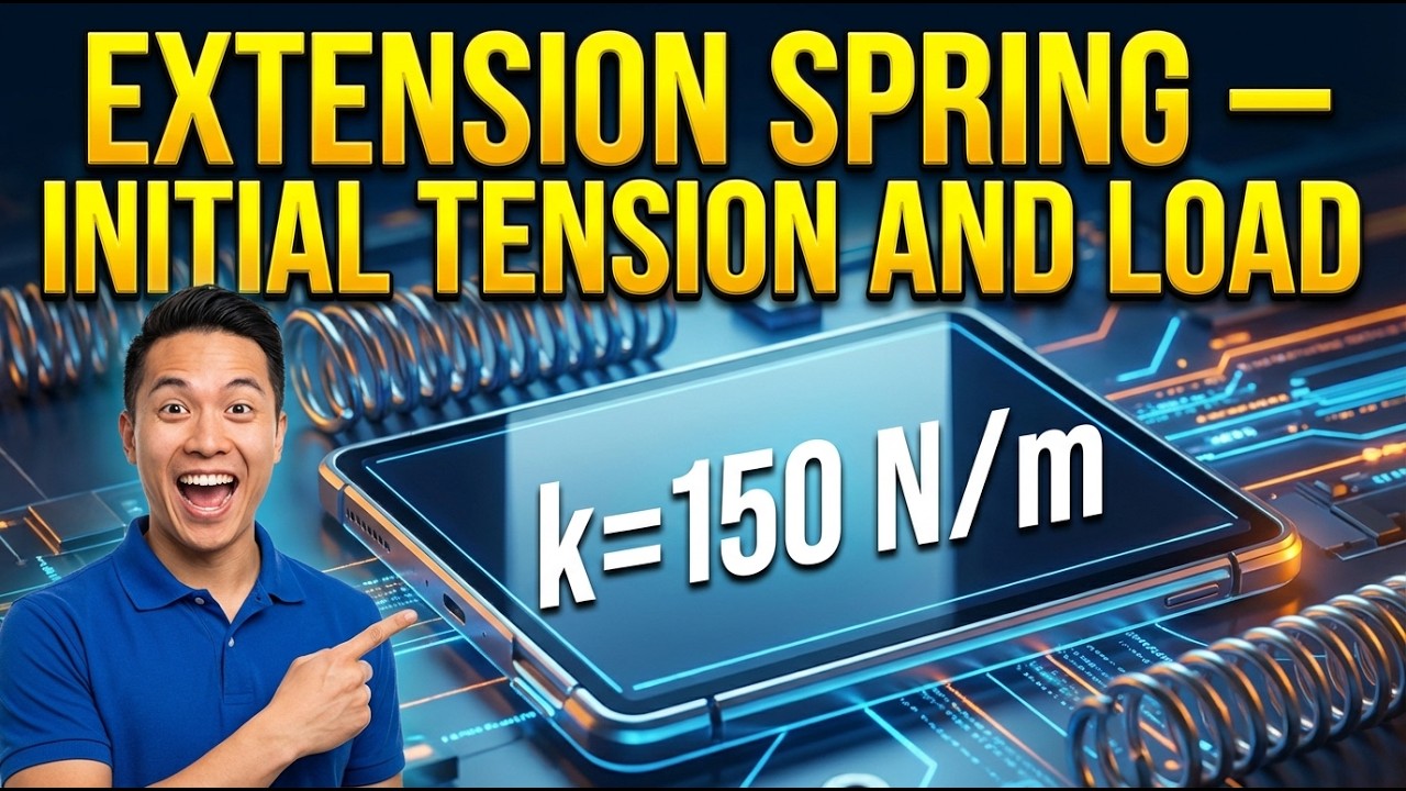 Extension Spring Calculator — Initial Tension and Load