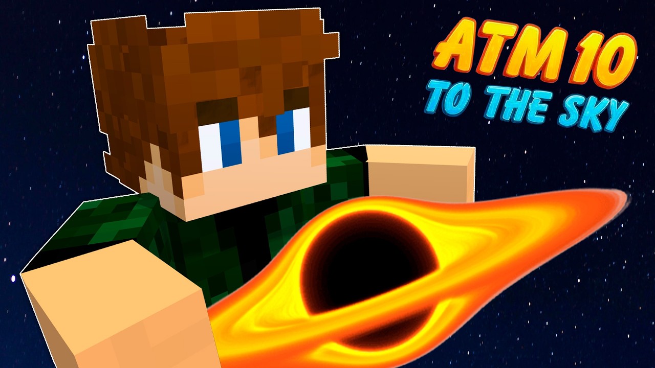 Fiz um BURACO NEGRO que CONSOME O MUNDO!!! - Minecraft ATM 10 TTS E27 (1.21)