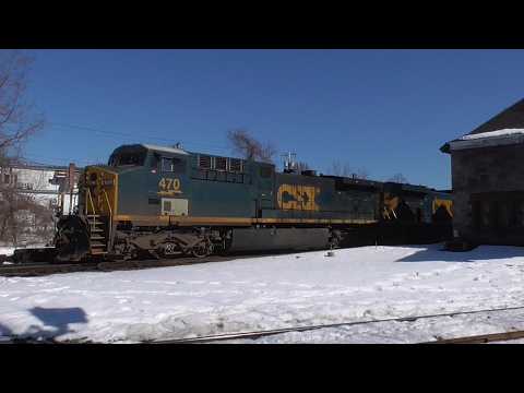 CSX M426 & M427 in Palmer MA - 2/28/2026