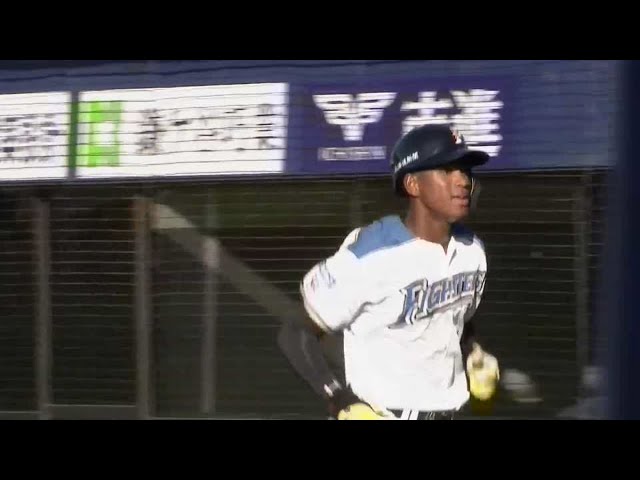 【ファーム】ファイターズ・万波中正 最終回に意地のソロホームラン!! 2021年9月22日 北海道日本ハムファイターズ 対 東京ヤクルトスワローズ(ファーム)