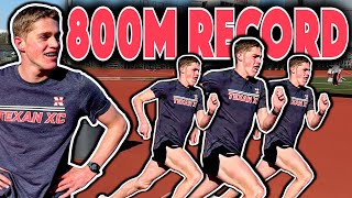 The FASTEST High School 800m Runner | Cooper Lutkenhaus Full Workout