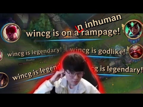 INHUMAN RAMPAGE! - T1 Faker in EUW SoloQ Highlights